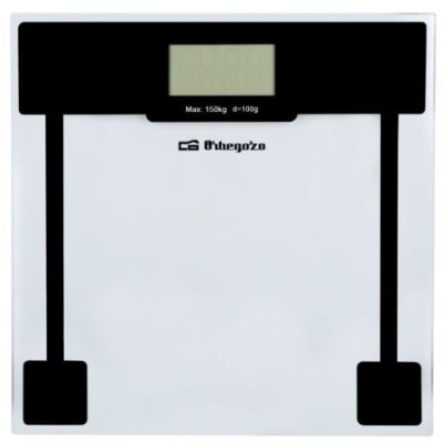 Báscula de Baño Orbegozo PB 2210/ Hasta 150kg/ Cristal