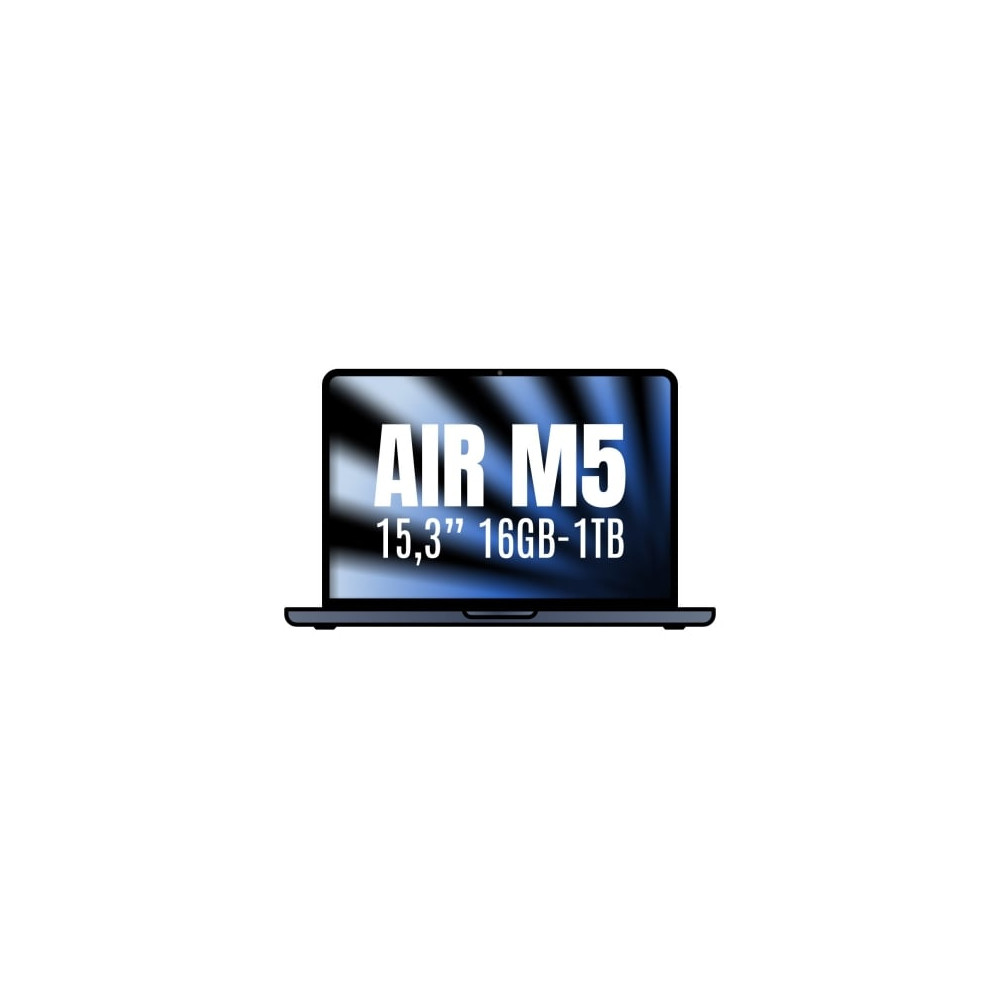 Apple Macbook Air 15,3'/ M5 10-Core CPU/ 16GB/ 1TB SSD/ 10-Core GPU/ Medianoche