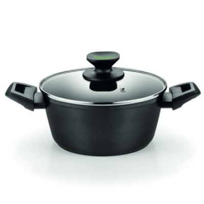 Cacerola Alta Monix Green M480320/ Ø20cm/ Aluminio forjado/ Apta para Inducción