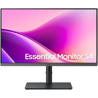 Monitor Profesional Samsung Essential Monitor S4 S43UF S27F434UAU/ 27'/ Full HD/ Regulable en altura/ Negro