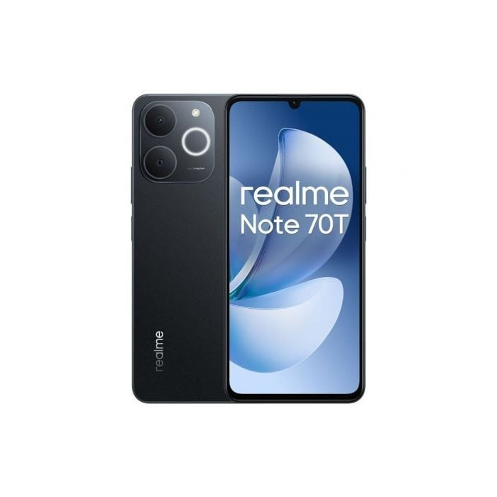 Smartphone Realme Note 70T 4GB/ 256GB/ 6.74'/ Negro Obsidiana | Smartphones