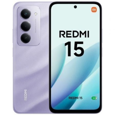 Smartphone Xiaomi Redmi 15 6GB/ 128GB/ 6.9'/ Púrpura