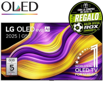 Televisor LG OLED Evo AI G5 OLED55G55LW 55'/ Ultra HD 4K/ Smart TV/ WiFi