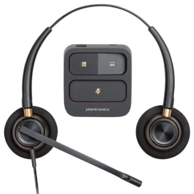Auriculares Poly EncorePro 520/ con Micrófono/ QD/ Negros
