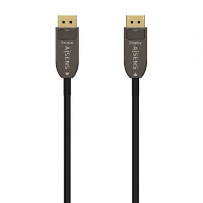Cable DisplayPort 1.4 AOC 8K Aisens A155-0608/ DisplayPort Macho - DisplayPort Macho/ 20m/ Negro