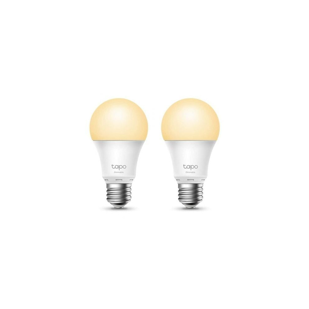 Bombilla Inteligente TP-Link Tapo L510E/ Casquillo E27/ 8.7W/ 806 Lúmenes/ 2700K/ Pack 2