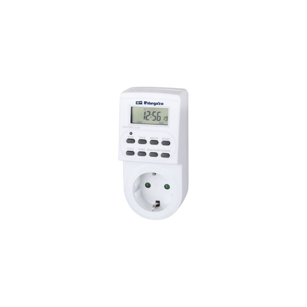 Programador de Enchufe Orbegozo PG 20 /Potencia Máxima 3600W