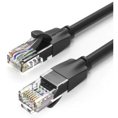 Cable de Red RJ45 UTP Vention IBEBG Cat.6/ 1.5m/ Negro | 2 m
