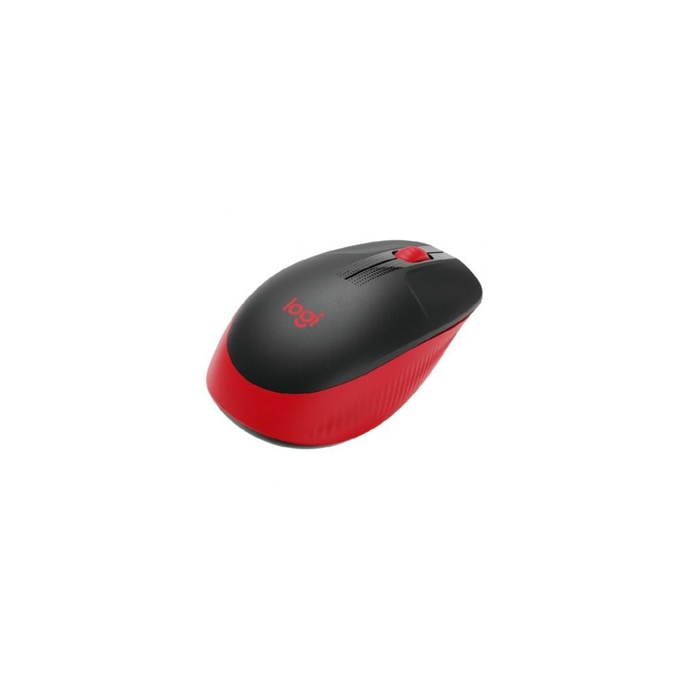 Ratón Inalámbrico Logitech M190/ Hasta 1000 DPI/ Rojo