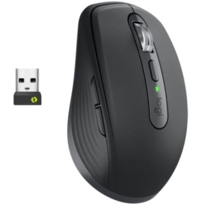 Ratón Inalámbrico Logitech MX Anywhere 3S For Business/ Batería recargable/ Hasta 8000 DPI/ Grafito