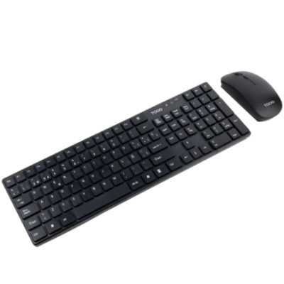 Teclado y Ratón Inalámbricos TooQ TQKMW-3102-B