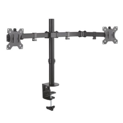 Soporte de Mesa para 2 Monitores Aisens DT32TSR-041/ Giratorio/ Inclinable/ hasta 8kg | Soportes PC y Monitor