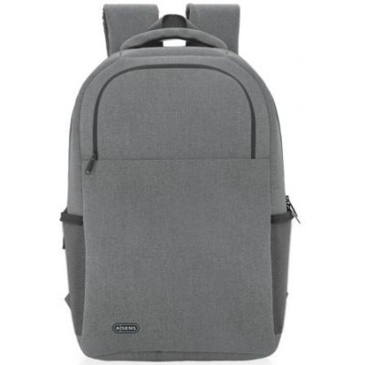 Mochila Aisens Premium ASBG-BP083-GR para Portátiles hasta 15.6'/ Gris