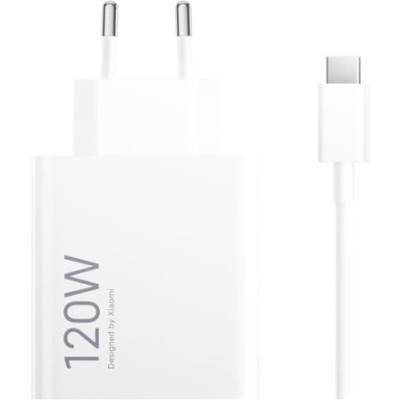 Cargador de Pared Xiaomi 120W HyperCharge Combo (Type-A)/ 1xUSB + Cable USB Tipo-C/ 120W