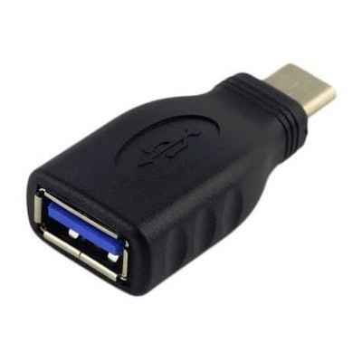 Adaptador USB 3.1 Tipo-C Aisens A108-0323/ USB Tipo-C Macho - USB Hembra