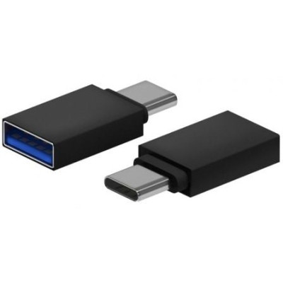 Adaptador USB 3.2 Aisens A108-0717/ USB Hembra - USB Tipo-C Macho/ Negro