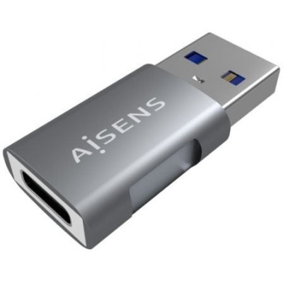 Adaptador USB 3.2 GEN2 Aisens A108-0655/ USB Tipo-C Hembra - USB Macho | USB