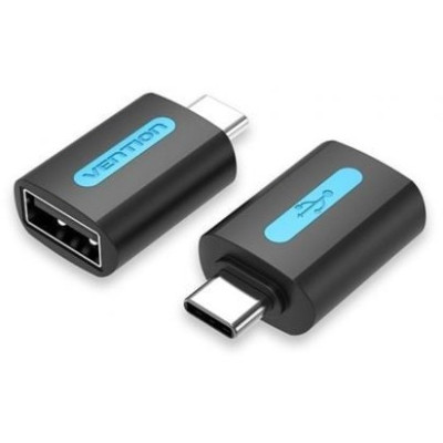 Adaptador USB 2.0 Vention CDTB0/ USB Tipo-C Macho - USB Hembra | USB