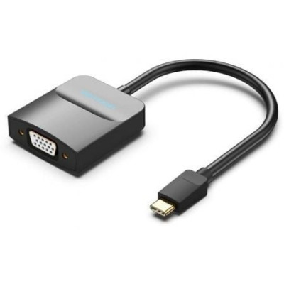 Adaptador USB Tipo-C Vention TDDBB/ USB Tipo-C Macho - VGA Hembra