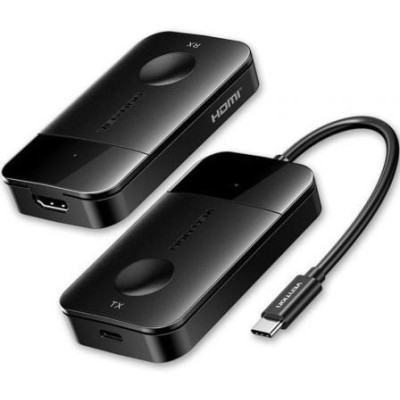 Adaptador/Transmisor de vídeo inalámbrico USB Tipo-C - HDMI Vention ADOBB/ 60W