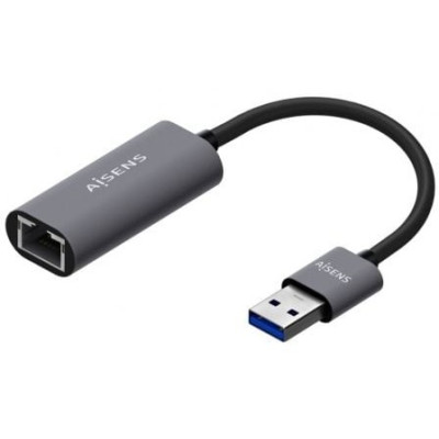 Adaptador USB 3.0 - RJ45 Aisens A106-0708/ 1000Mbps | USB