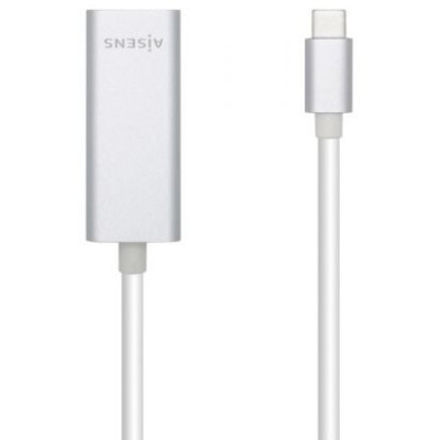 Adaptador USB Tipo-C - RJ45 Aisens A109-0505/ 1000Mbps