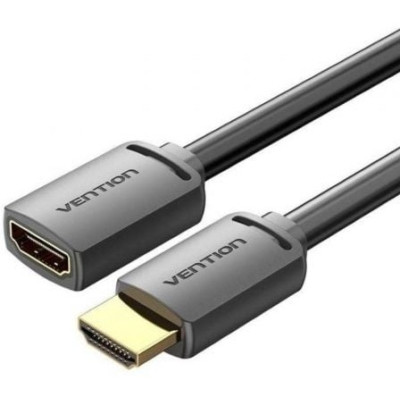 Cable Alargador HDMI 4K Vention AHCBI/ HDMI Macho - HDMI Hembra/ 3m/ Negro | HDMI