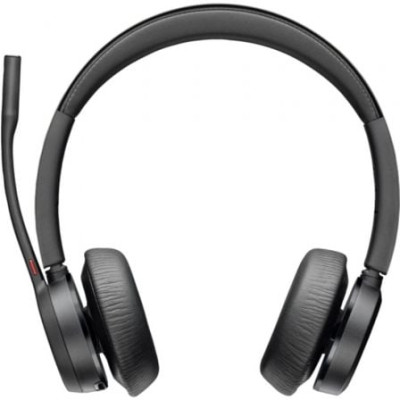 Auriculares Inalámbricos Poly Voyager 4320 para Microsoft Teams + Adaptador BT700/ con Micrófono/ Bluetooth/ Negros | Auriculare