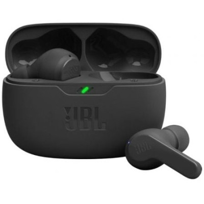 Auriculares Bluetooth JBL Wave Beam con estuche de carga/ Autonomía 8h/ Negros | Bluetooth