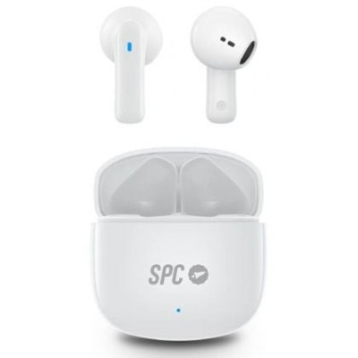 Auriculares Bluetooth SPC Zion 2 Play con estuche de carga/ Autonomía 7h/ Blancos | Bluetooth