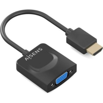 Conversor Aisens A122-0947/ HDMI Macho - SVGA Hembra/ 15cm/ Negro | HDMI