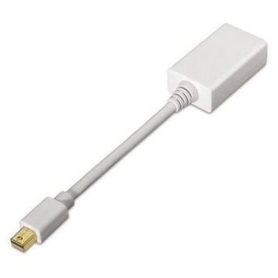 Conversor Aisens A125-0138/ Mini DisplayPort Macho - HDMI Hembra/ 15cm/ Blanco | VGA/DVI/DisplayPort