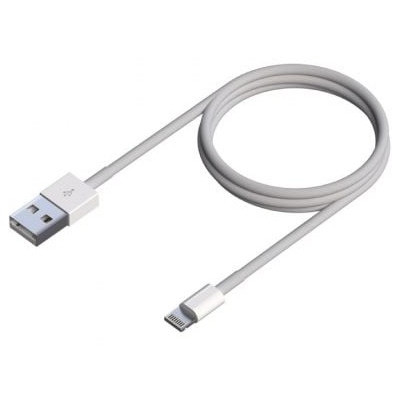 Cable USB 2.0 Lightning Aisens A102-0542/ USB Macho - Lightning Macho/ 50cm/ Blanco