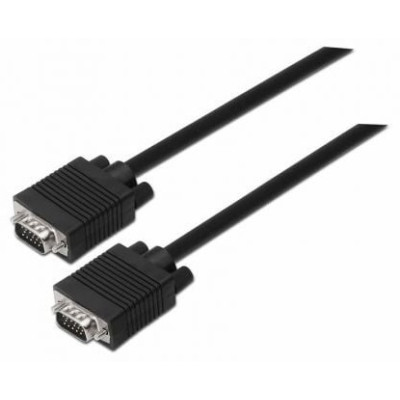 Cable SVGA Aisens A113-0070/ VGA Macho - VGA Macho/ Hasta 3W/ 10Mbps/ 5m/ Negro | VGA/DVI/DisplayPort