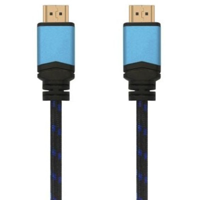 Cable HDMI 2.0 4K Aisens A120-0357/ HDMI Macho - HDMI Macho/ 2m/ Negro/ Azul