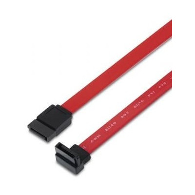 Cable SATA Aisens A130-0155/ SATA Hembra - SATA Hembra/ Hasta 0.1W/ 768Mbps/ 50cm/ Rojo