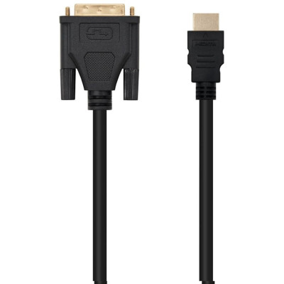 Cable HDMI Nanocable 10.15.0502/ DVI Macho - HDMI Macho/ 1.8m/ Negro | HDMI