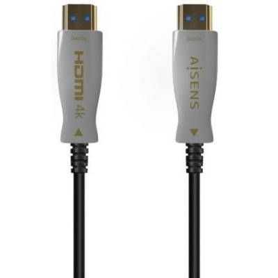 Cable HDMI 2.0 AOC 4K Aisens A148-0698/ HDMI Macho - HDMI Macho/ 100m/ Negro