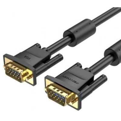 Cable SVGA Vention DAEBG/ VGA Macho - VGA Macho/ 1.5m/ Negro | VGA/DVI/DisplayPort