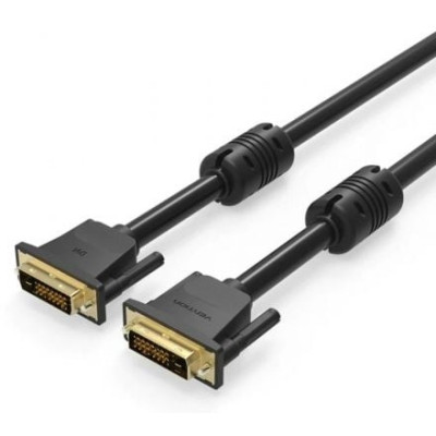 Cable DVI Vention EAABG/ DVI-D Macho - DVI-D Macho/ 1.5m/ Negro