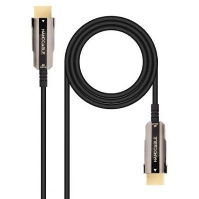 Cable HDMI 2.0 4K Nanocable 10.15.2010/ HDMI Macho - HDMI Macho/ 10m/ Negro