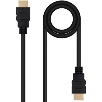 Cable HDMI 2.0 4K Nanocable 10.15.3805/ HDMI Macho - HDMI Macho/ 5m/ Negro