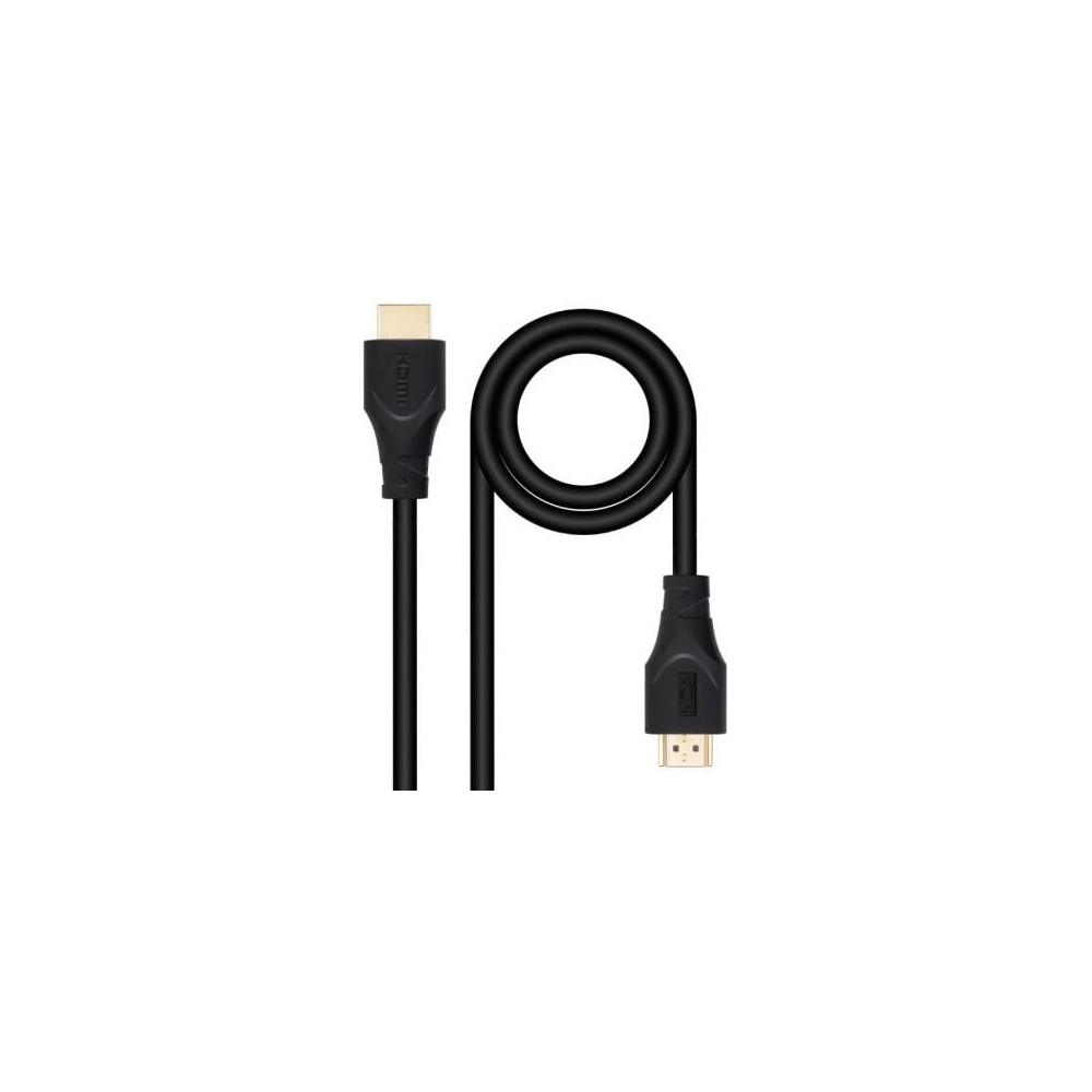 Cable HDMI 1.4 Nanocable 10.15.4701/ HDMI Macho - HDMI Macho/ 1m/ Negro
