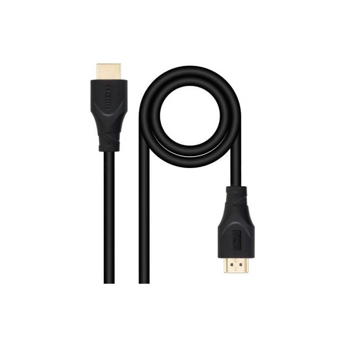 Cable HDMI 1.4 Nanocable 10.15.4701/ HDMI Macho - HDMI Macho/ 1m/ Negro