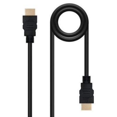 Cable HDMI 1.4 Nanocable 10.15.1700/ HDMI Macho - HDMI Macho/ 1m/ Negro | HDMI