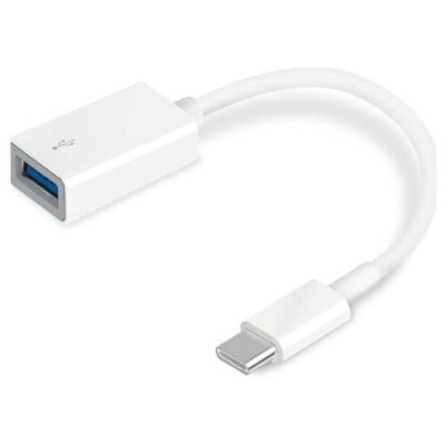 Cable USB 2.0 TP-Link UC400/ USB Tipo-C Macho - USB Hembra/ 10cm/ Blanco