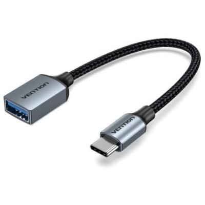 Cable USB 2.0 Tipo-C Vention CCXHB/ USB Tipo-C Macho - USB Hembra/ 15cm | USB