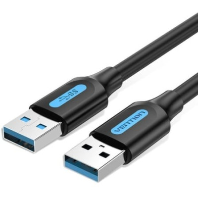 Cable USB 3.0 Vention CONBD/ USB Macho - USB Macho/ 5Gbps/ 50cm/ Negro