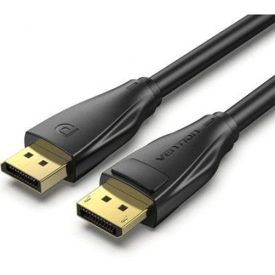 Cable DisplayPort 1.4 8K Vention HCDBH/ DisplayPort Macho - DisplayPort Macho/ 2m/ Negro