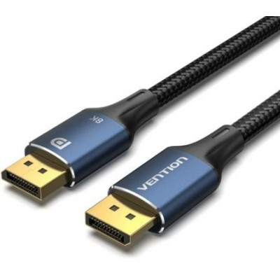 Cable DisplayPort 1.4 8K Vention HCELF/ DisplayPort Macho - DisplayPort 8K Macho/ 1m/ Azul